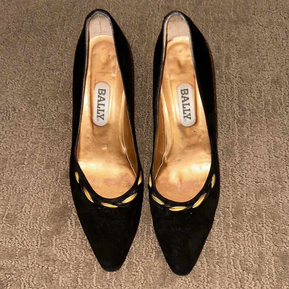 Bally Black Heels